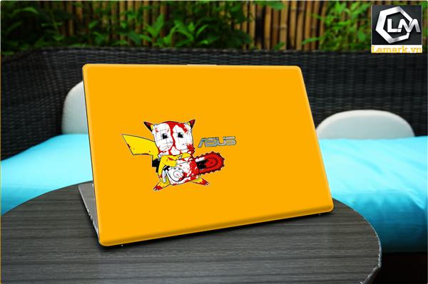 Ảnh đại diện sản phẩm Dán skin laptop pikachu sốc điện A248